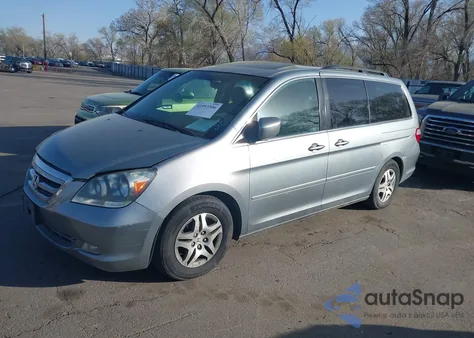 2007 Honda Odyssey Ex-L from USA, damaged, VIN 5FNRL38787B013639